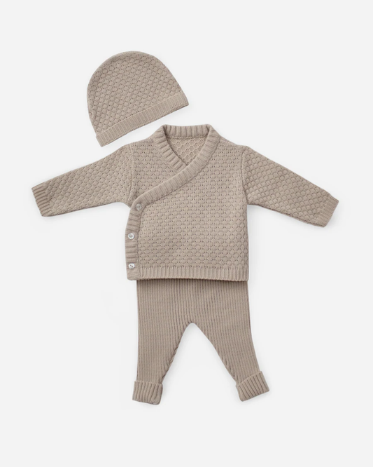Beehive Knit Set ~ Oat
