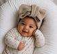 Luxury Knit Bow– Soft Baby Headwrap | Oversized