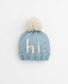 Hi. Hand-Knit Pom Pom Beanie  | Soft Luxury Knit
