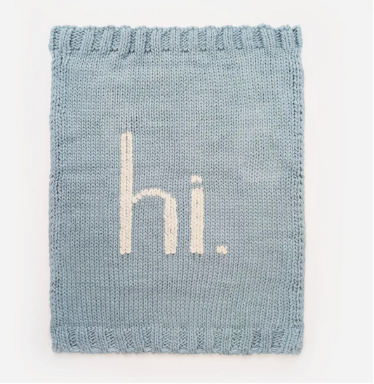 Hi. Baby Blanket | Soft Luxury Knit