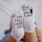 “If You Can Read This” Baby Statement Socks | Soft Cotton Infant Socks